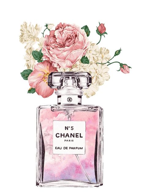 chanel perfume print flowers|Chanel printable pictures.